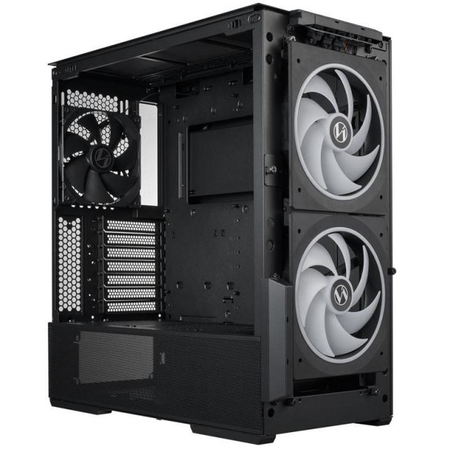 Кутия Lian-Li LANCOOL 216 RGB Mid-Tower, E-ATX, ATX, Micro-ATX, Mini-ITX, Tempered Glass, 2 x USB 3.0, 1 x HD Audio, 1 x Type-C, Черна
