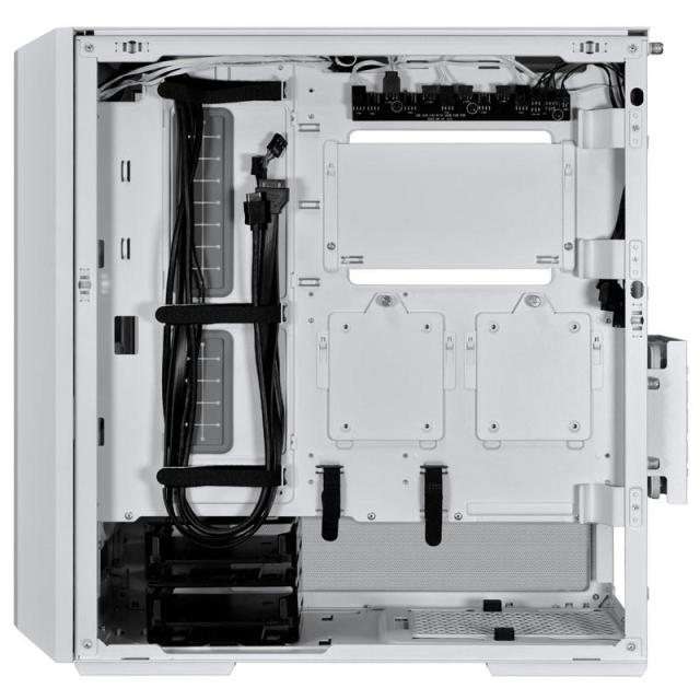 Кутия Lian-Li LANCOOL 216 RGB Mid-Tower, E-ATX, ATX, Micro-ATX, Mini-ITX, Tempered Glass, 2 x USB 3.0, 1 x HD Audio, 1 x Type-C, Бяла