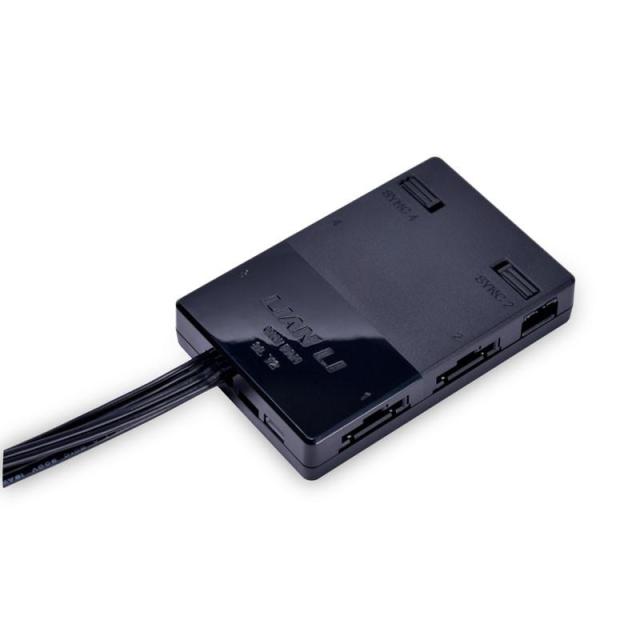 Вентилатори Lian-Li UNI SL120 V2 RGB PWM, Три броя в комплект, Включен контролер, Бял