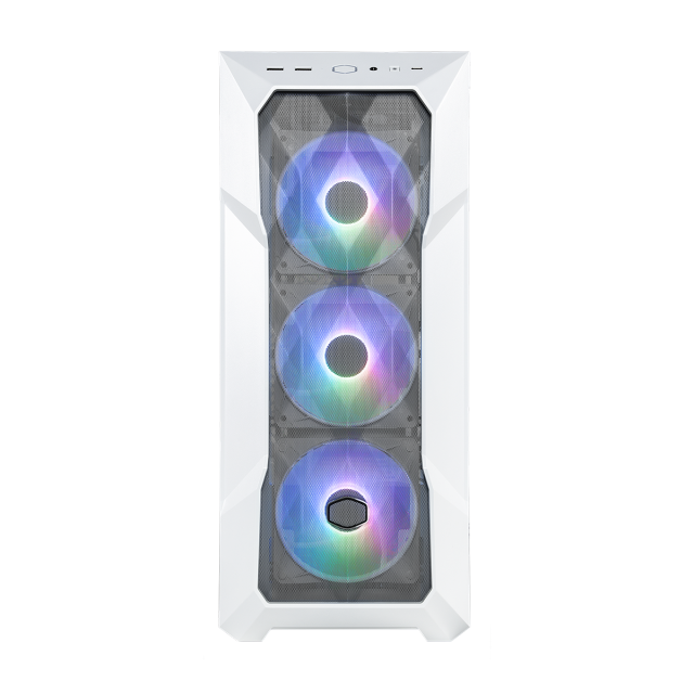 Кутия Cooler Master MasterBox TD500 V2 Mesh White ARGB, Middle Tower, 2 x USB 3.2 Gen 1 (USB 3.0), ARGB Hub, 1 x USB Type-C, 1 x 3.5mm Аудио жак 