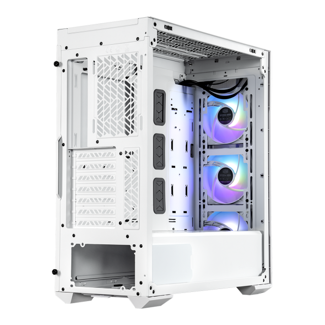Кутия Cooler Master MasterBox TD500 V2 Mesh White ARGB, Middle Tower, 2 x USB 3.2 Gen 1 (USB 3.0), ARGB Hub, 1 x USB Type-C, 1 x 3.5mm Аудио жак 