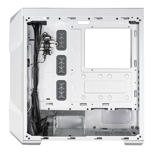 Кутия Cooler Master MasterBox TD500 V2 Mesh White ARGB, Middle Tower, 2 x USB 3.2 Gen 1 (USB 3.0), ARGB Hub, 1 x USB Type-C, 1 x 3.5mm Аудио жак 