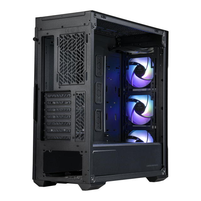 Кутия Cooler Master MasterBox TD500 V2 Mesh Black ARGB, Middle Tower, 2 x USB 3.2 Gen 1 (USB 3.0), ARGB Hub, 1 x USB Type-C, 1 x 3.5mm Аудио жак, E-ATX, ATX, Micro ATX, Mini ITX, SSI CEB