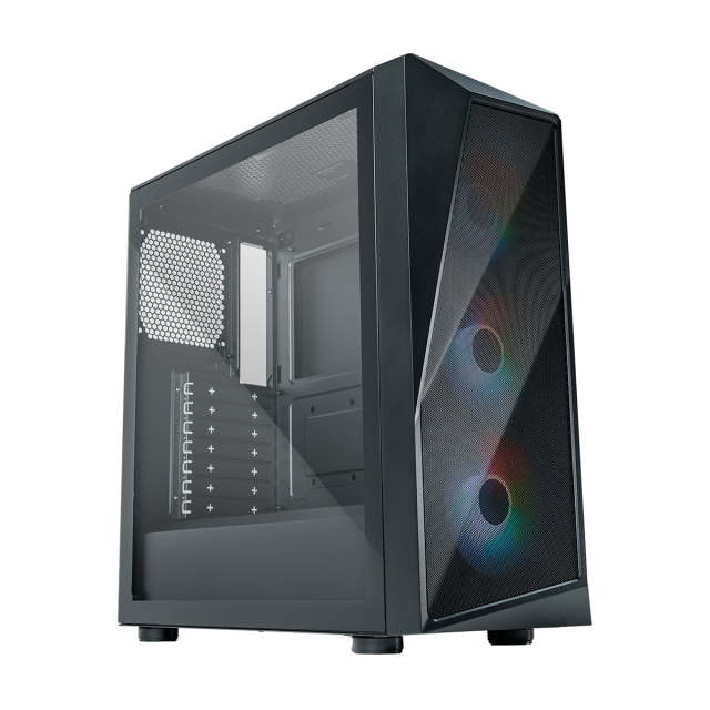 Кутия Cooler Master CMP 520 Mesh Black ARGB, Middle Tower, 1 x USB 3.0, 1 x USB 2.0, 1 x 3.5mm Аудио жак, ATX, Micro ATX, Mini ITX 