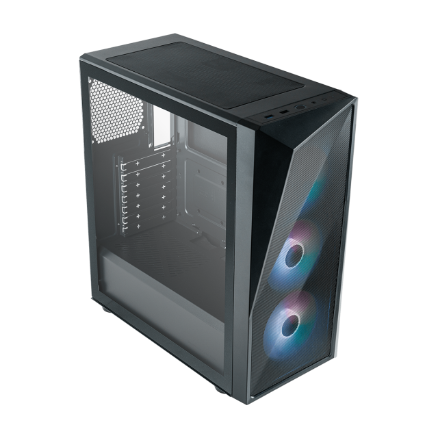 Кутия Cooler Master CMP 520 Mesh Black ARGB, Middle Tower, 1 x USB 3.0, 1 x USB 2.0, 1 x 3.5mm Аудио жак, ATX, Micro ATX, Mini ITX 