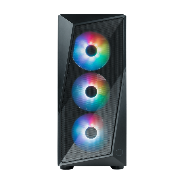 Кутия Cooler Master CMP 520 Mesh Black ARGB, Middle Tower, 1 x USB 3.0, 1 x USB 2.0, 1 x 3.5mm Аудио жак, ATX, Micro ATX, Mini ITX 