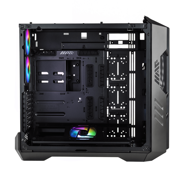 Кутия Cooler Master HAF 700 EVO Mesh Black ARGB, Full Tower, 1x USB Type-C, 4x USB 3.2, 1x 3.5mm 4 Poles Audio Jack, 1x 3.5mm Mic Jack, Mini ITX, Micro ATX, ATX, E-ATX