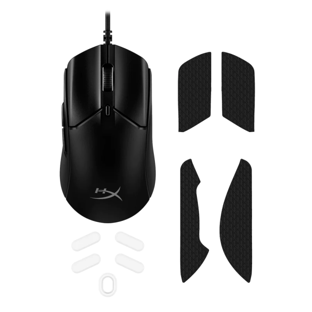 Геймърска мишка HyperX Pulsefire Haste 2, RGB, 8000Hz, 26000 dpi, Черен