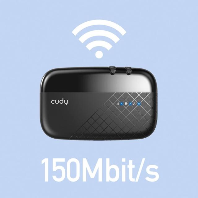 Рутер Cudy MF4, 4G LTE, 50 Mbps, Черен