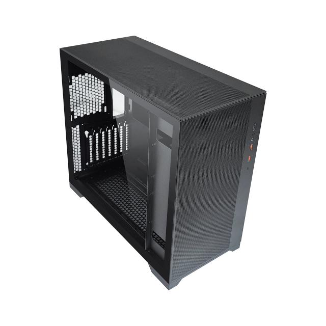 Кутия FORTRON CMT580B, MID TOW,  USB3.2 Gen1 x 2, USB3.2 Gen2 Type-C, HD аудио (2 в 1), E-ATX, ATX, Micro ATX, Mini-ITX