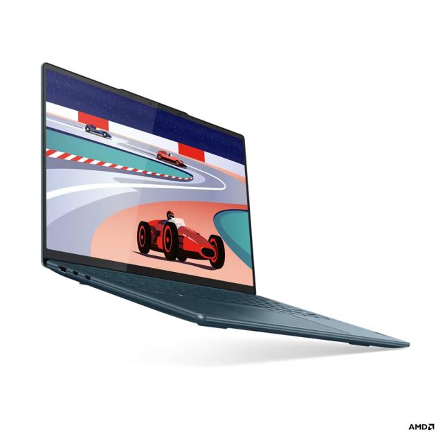 Лаптоп Lenovo Yoga Slim 7 Pro 14ARP8, (8-ядрен) AMD Ryzen™ 7 7735HS (8C / 16T, 3.2 / 4.75GHz, 4MB L2 / 16MB L3), 14.5" (36.83 cm) 2.5K IPS Anti-Glare 90Hz Display, Integrated AMD Radeon™ 680M, 1TB SSD, 16GB LPDDR5, Wi-Fi® 6E+BT, Free DOS