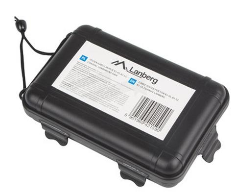 Инструмент Lanberg cable tester poe for RJ-45, RJ-12, RJ-11, coaxial