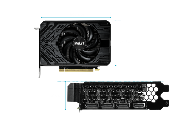 Видео карта PALIT RTX4060TI STORMX 8G GDDR6 128-bit, 3xDP, HDMI