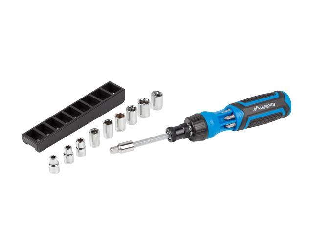 Инструмент Lanberg Toolkit with ratchet screwdrivers with extention bar 9 sockets 6 bits