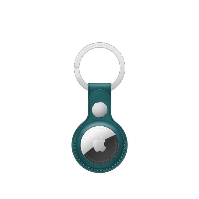 Аксесоар Apple AirTag Leather Key Ring - Forest Green