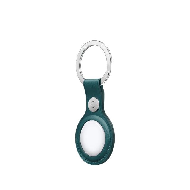 Аксесоар Apple AirTag Leather Key Ring - Forest Green