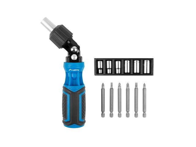 Инструмент Lanberg Toolkit with ratchet screwdrivers angular 6 sockets 6 bits