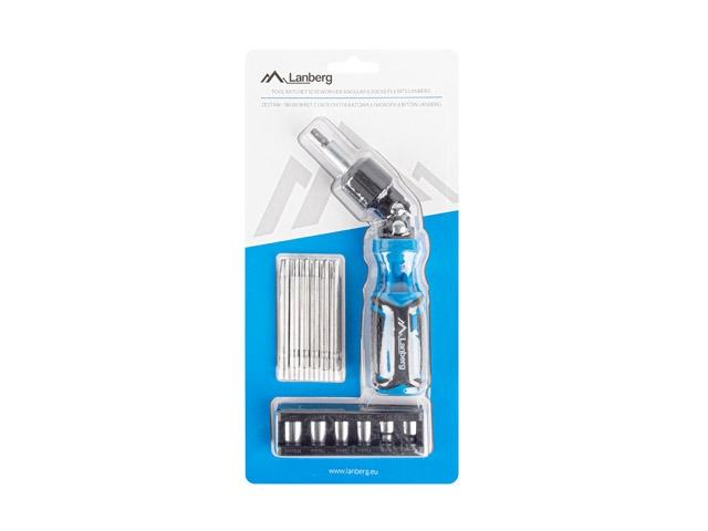 Инструмент Lanberg Toolkit with ratchet screwdrivers angular 6 sockets 6 bits