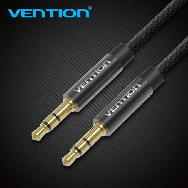 Аудио Кабел Vention Fabric Braided 3.5mm M/M Audio Cable 0.5m