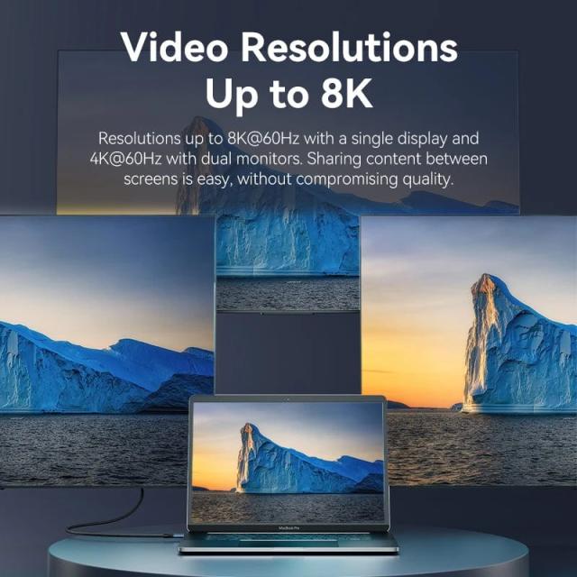 Кабел Vention USB Type-C към USB Type-C 40Gbps, 240W, USB 4.0, 1m