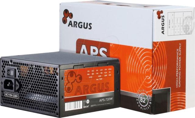 Захранване  Inter Tech Argus APS-720W, 720W, ATX, 80+