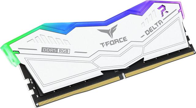 Памет Team Group T-Force Delta RGB White 32GB (2x16GB) 6000MHz DDR5, CL38 FF4D532G6000HC38ADC01