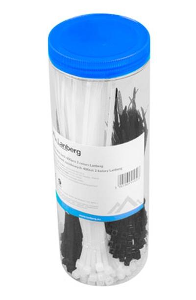 Кабелна връзка Lanberg cable tie set 400pcs 2 colors