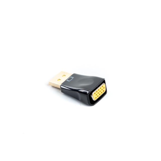 Адаптер Lanberg adapter displayport 1.1 -> VGA 15 pin, black