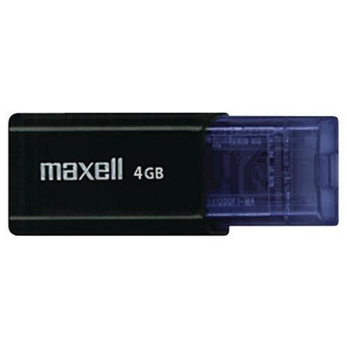 USB памет MAXELL FLIX, 4GB, USB 2.0, Черен