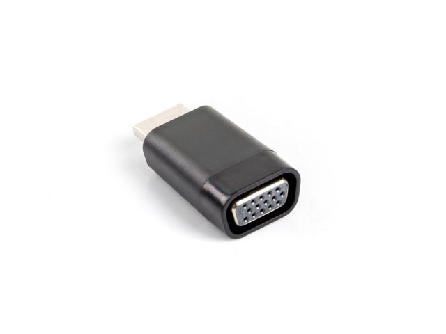 Адаптер Lanberg adapter HDMI-A (m) -> VGA (f), black