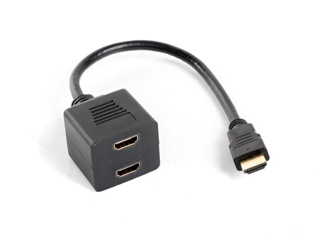 Адаптер Lanberg adapter HDMI-A (m) -> HDMI-A (f) x2 splitter, 20cm cable