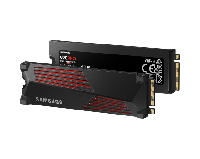 SAMSUNG 990 PRO Heatsink SSD, 1TB, M.2 Type 2280