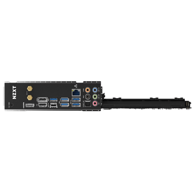 Дънна платка NZXT N7 Z790 Black, Z790, LGA 1700, DDR5, PCI-E 5.0 (HDMI), 3x M.2, 4x SATA 6Gb/s, 1x USB 3.2 Gen 2x2 Type-C, WiFi 6E, Bluetooth, ATX