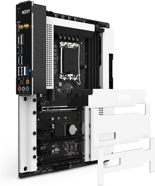 Дънна платка NZXT N7 Z790 White, Z790, LGA 1700, DDR5, PCI-E 5.0 (HDMI), 3x M.2, 4x SATA 6Gb/s, 1x USB 3.2 Gen 2x2 Type-C, WiFi 6E, Bluetooth, ATX