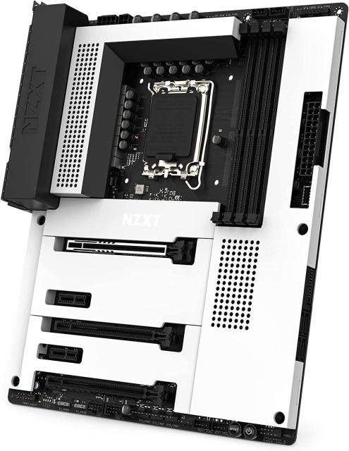 Дънна платка NZXT N7 Z790 White, Z790, LGA 1700, DDR5, PCI-E 5.0 (HDMI), 3x M.2, 4x SATA 6Gb/s, 1x USB 3.2 Gen 2x2 Type-C, WiFi 6E, Bluetooth, ATX