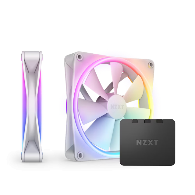 Комплект вентилатори NZXT F140 RGB Duo White 2 бр + RGB Контролер