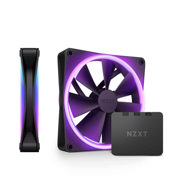 Комплект вентилатори NZXT F140 RGB Duo Black 2 бр + RGB Контролер