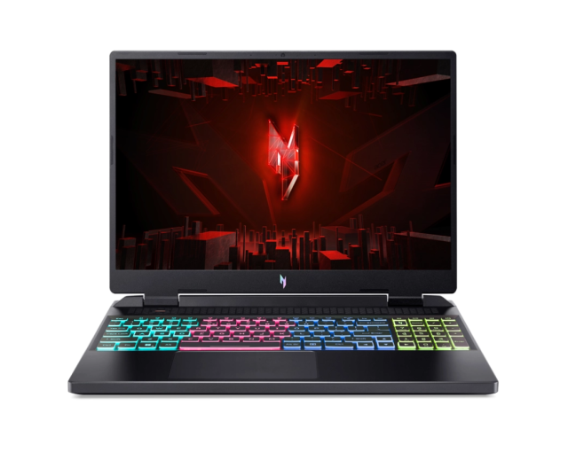 Лаптоп Acer Nitro 16 AN16-51-569Q, 16.0", Full HD+, Intel Core i5-13500H (1.9/4.7GHz, 18M), NVIDIA RTX 4050 6GB GDDR6 DLSS 3, 16GB DDR5, 1TB SSD, Free DOS