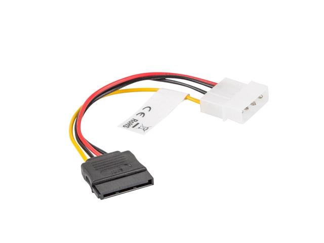 Адаптер Lanberg molex (m) -> SATA (f), cable 15cm