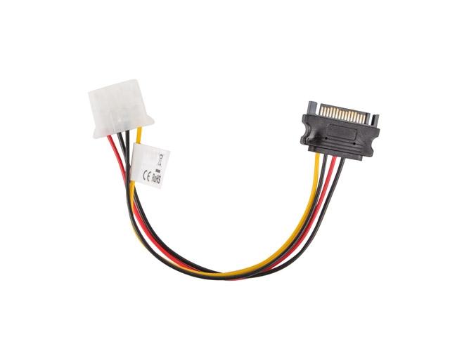 Адаптер Lanberg molex (f) -> SATA (m), cable 15cm