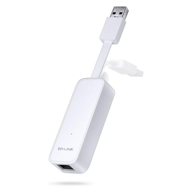 Мрежови адаптер Tp-Link UE300, USB 3.0, LAN, 1000 Mbps