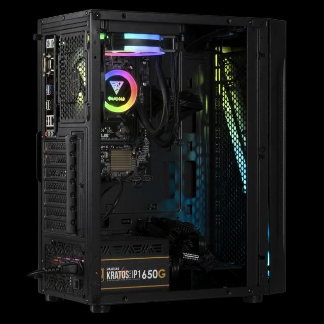 Кутия Gamdias ARGUS E5 ARGB, Tempered Glass, Middle Tower, 1 x USB 3.0, 2 x USB 2.0,  ATX / mATX / Mini-ITX