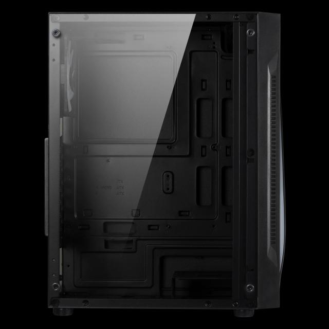 Кутия Gamdias ARGUS E5 ARGB, Tempered Glass, Middle Tower, 1 x USB 3.0, 2 x USB 2.0,  ATX / mATX / Mini-ITX