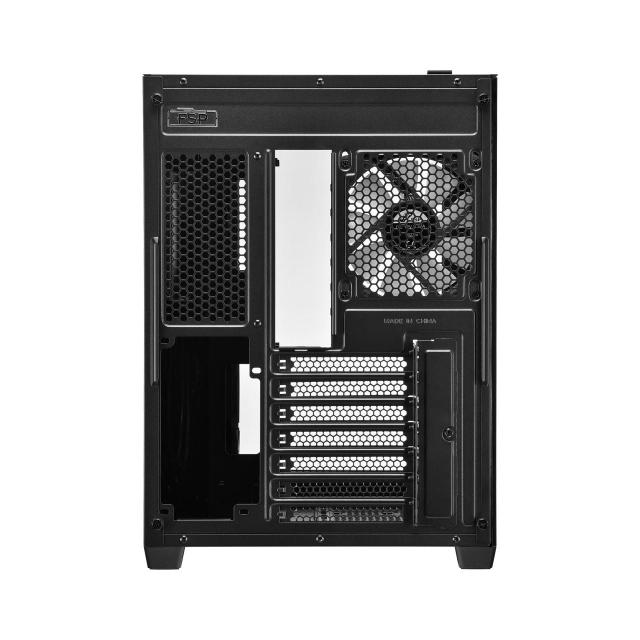 Кутия FSP CMT380 Black ARGB TG, 2 x USB 3.0, 1 x HD Audio , 1 x USB-C, ATX Mid Tower, Черна