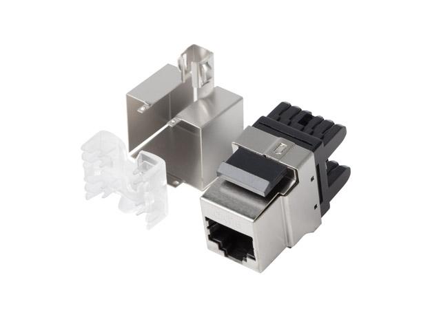 Конектор Lanberg  keystone module RJ45 180° FTP CAT.6