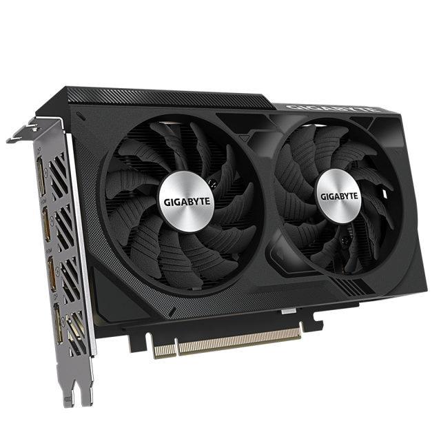 Видео карта GIGABYTE GeForce RTX 4060 WINDFORCE OC 8GB GDDR6, 128-bit, HDMI, 3xDP