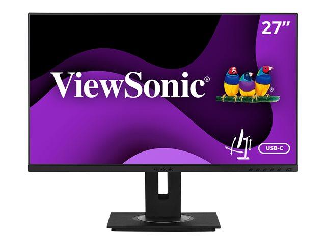 Монитор ViewSonic VG2755, 27" (68.58 cm) IPS панел, Full HD, 5 ms, 250 cd/m2, VGA, HDMI, DP, USB Type-C