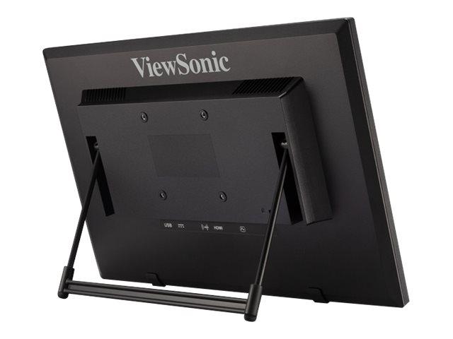 Монитор ViewSonic TD1630-3, 15.6" (39.62 cm) TN панел, тъч скрийн, HD, 12ms, 220cd/m2, HDMI, VGA