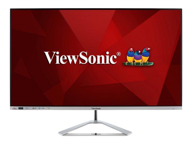 Монитор ViewSonic VX3276-2K-MHD-2, 31.5" (80.01 cm) IPS панел, 75Hz, QHD, 4ms, 250 cd/m2, DisplayPort, mDP, HDMI