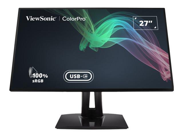 Монитор ViewSonic VP2768a-4K, 27" (68.58 cm) IPS панел, 4K UHD, 6ms, 350 cd/m2, DP, HDMI, USB TYPE-C, USB